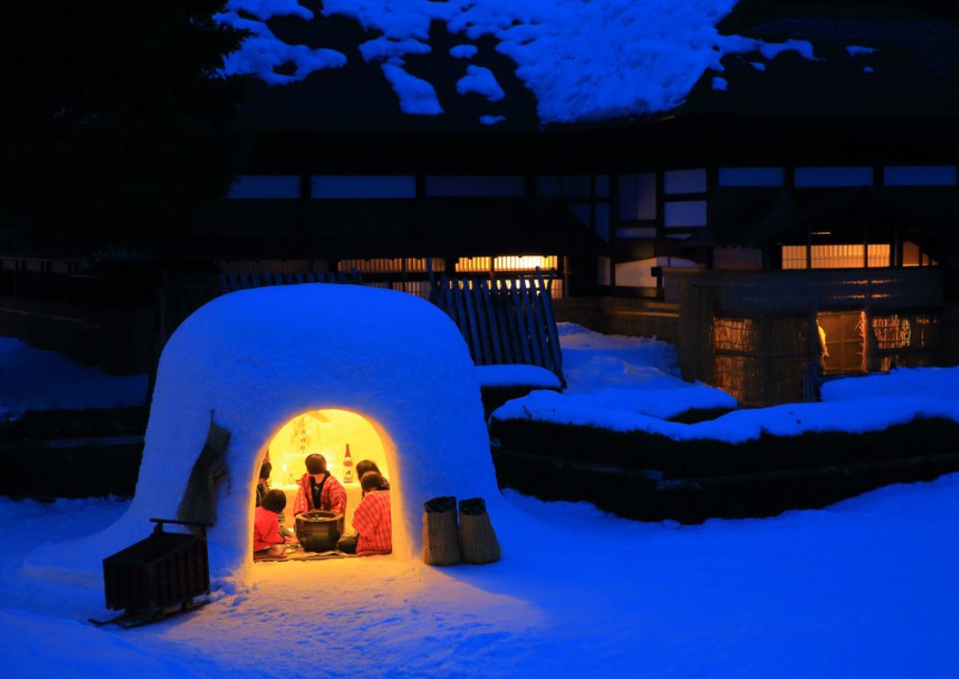 Yokote Kamakura (sneeuwhut) Festival