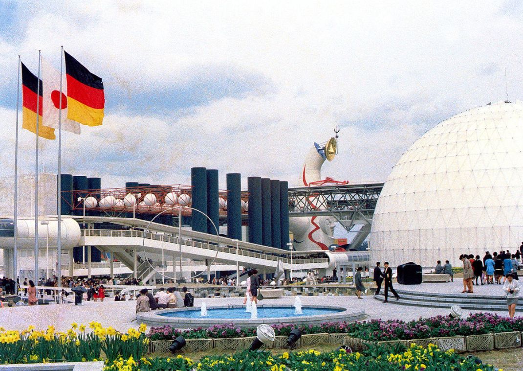 De Osaka Expo in 1970.