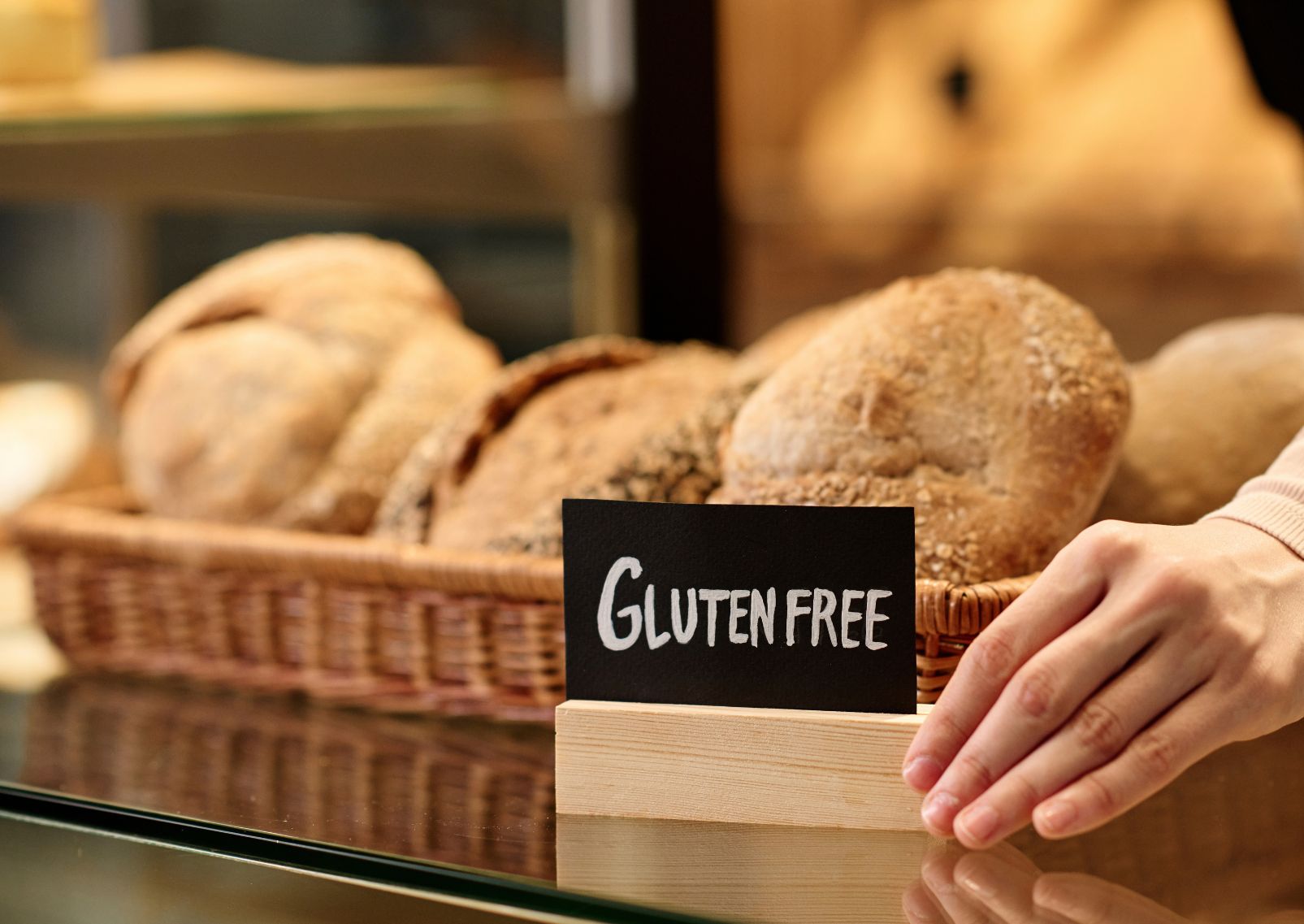 Een voorbeeld van glutenvrij brood in een Japanse bakkerij