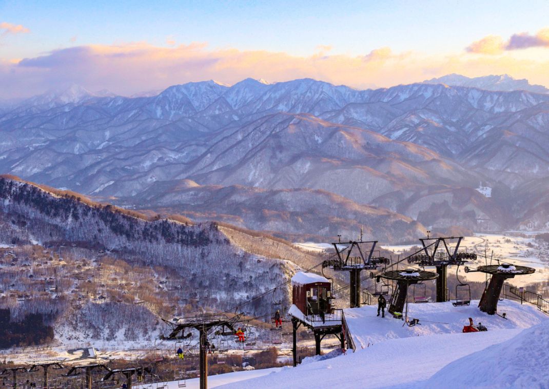 De vallei van Hakuba