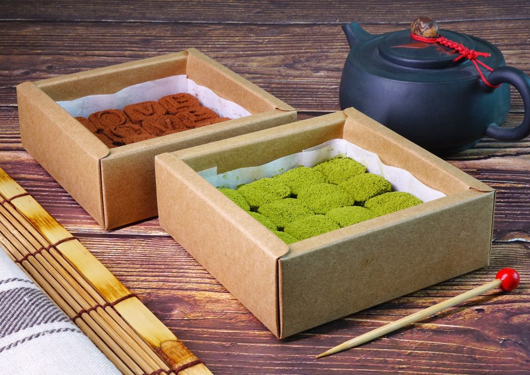 Japanse matcha nama-chocolade