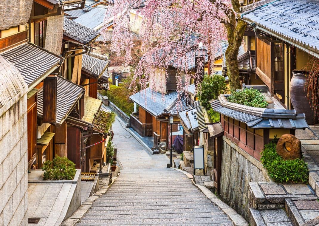 Kyoto in de lente, Japan