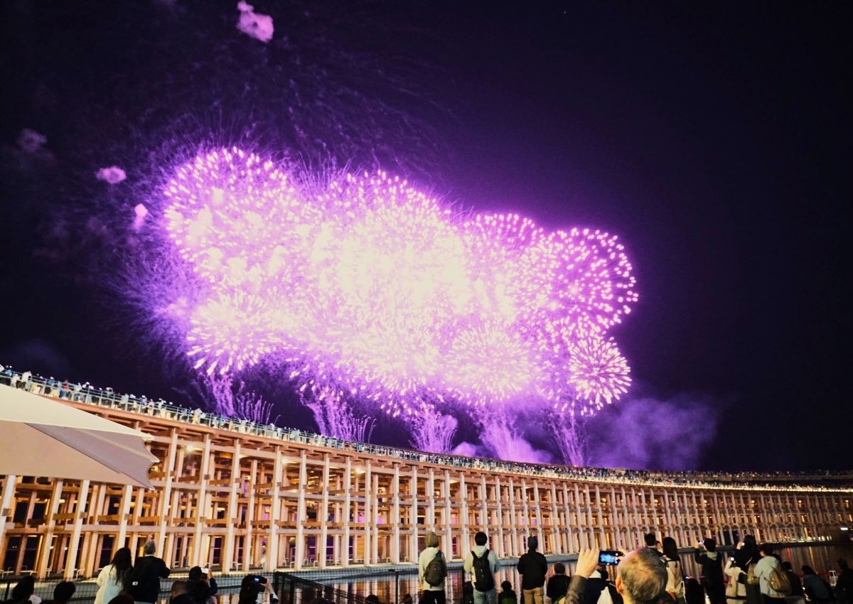 Vuurwerk ’s avonds
