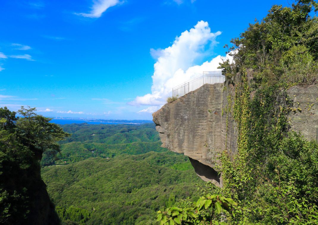 Nokogiri-berg in Chiba, Japan