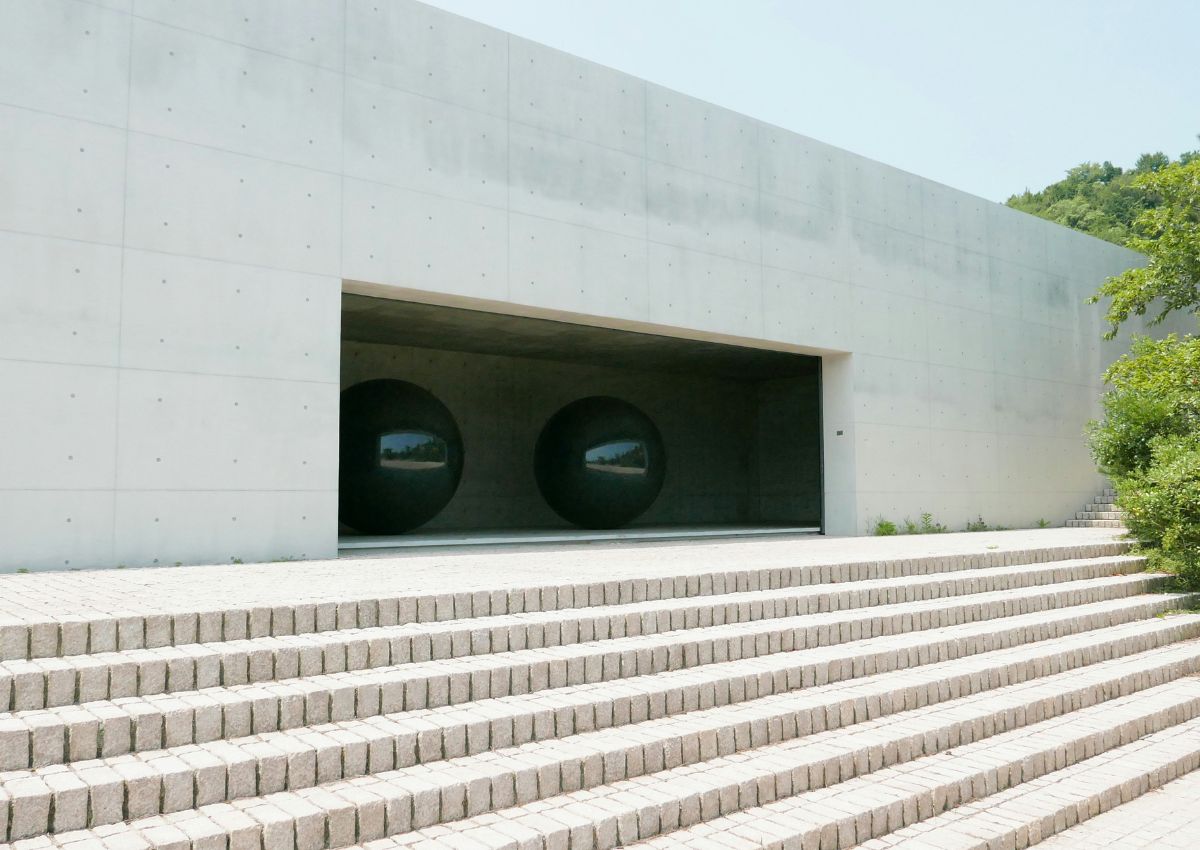 Kunstwerken in Benesse Art Site, Naoshima, Japan.