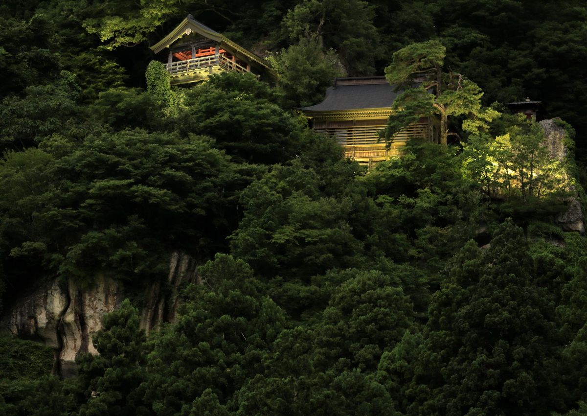 Godaido-paviljoen, Yamadera, Yamagata