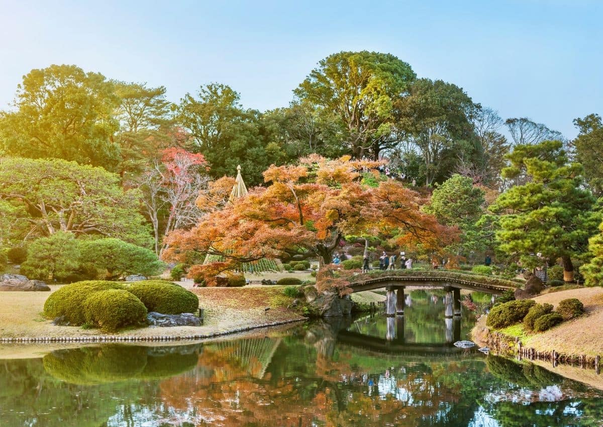 Rikugien in Tokyo, Japan