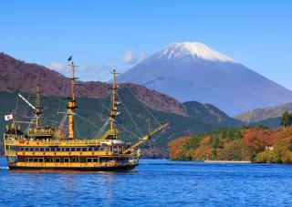 Mt. Fuji en het Ashi-meer