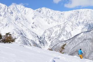 Off-piste in Hakuba