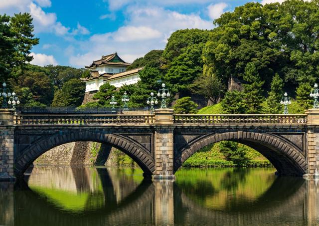 Nijubashi-brug bij het Keizerlijk Paleis, Tokyo