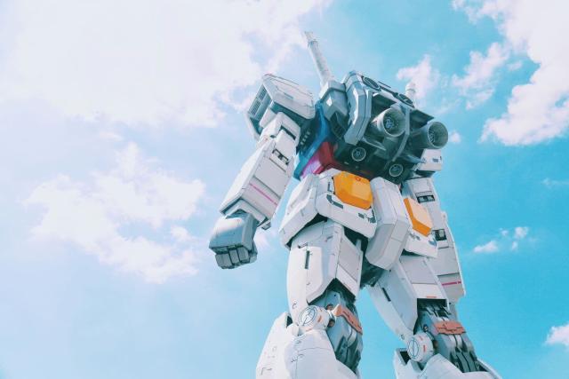 Gundam standbeeld in Odaiba, Tokio