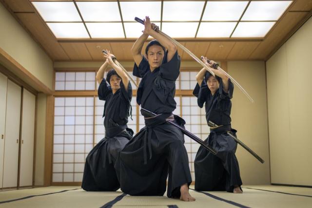 Samurai kendo praktijk