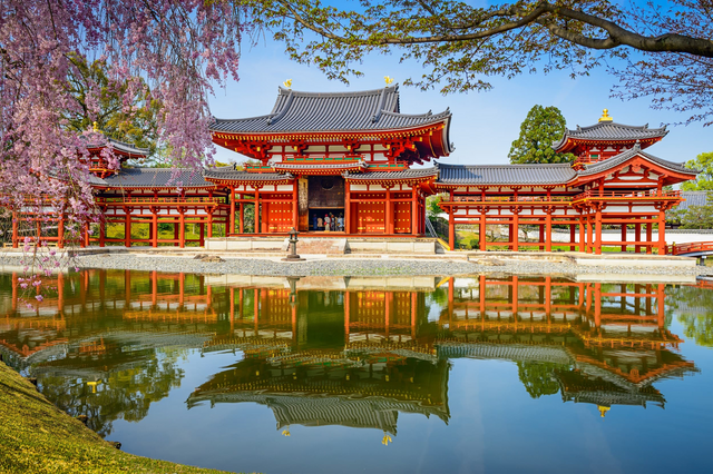 De Byodo-in Tempel in Uji, Kyoto