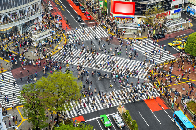 Shibuya Crossing, Tokyo, Japan