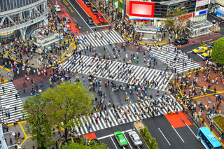 Shibuya Crossing, Tokyo, Japan