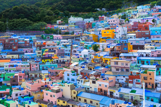Gamcheon Culture Village in Busan, Zuid-Korea