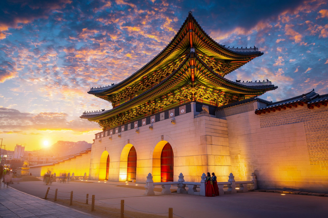 Gyengbokgung Palace, Seoul, Zuid-Korea
