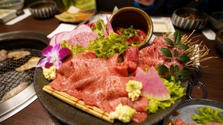 Yonezawa rundvlees diner, Yamagata