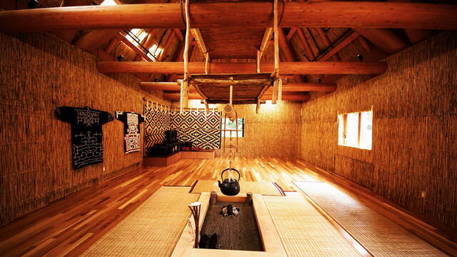 Traditionele kamer in Ainu-stijl