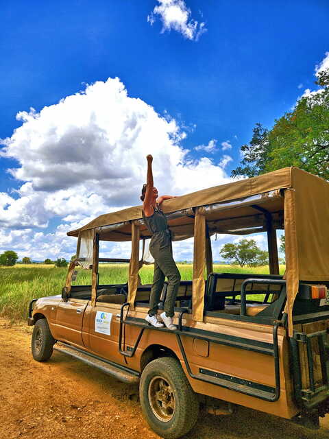 Safari-succes in Mikumi National Park, Tanzania