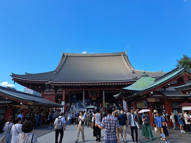 De karakteristieke Senso-ji tempel in Asakusa