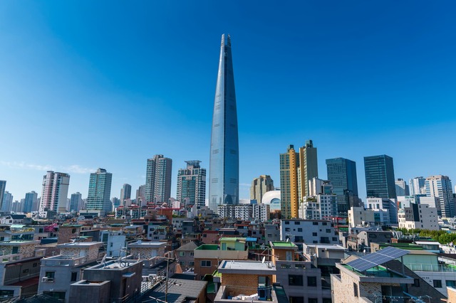Uitzicht op Seoul