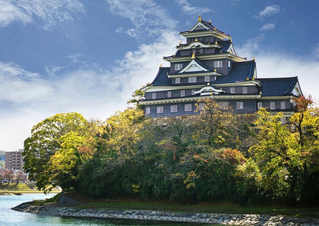 Het kasteel van Okayama