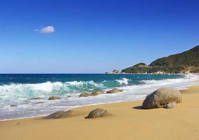Nagata-strand, Yakushima-eiland