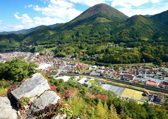 Uitzicht op Tsuwano Town