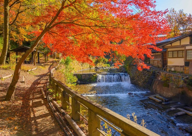 Kurokawa Onsen in de herfst