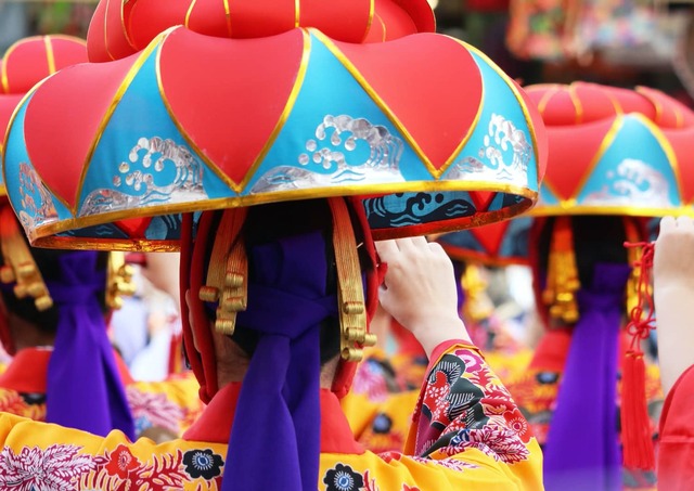 Traditionele Okinawan outfits