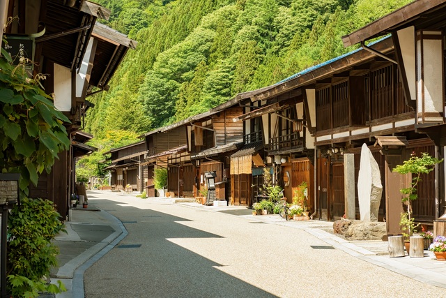 Het dorp Tsumago