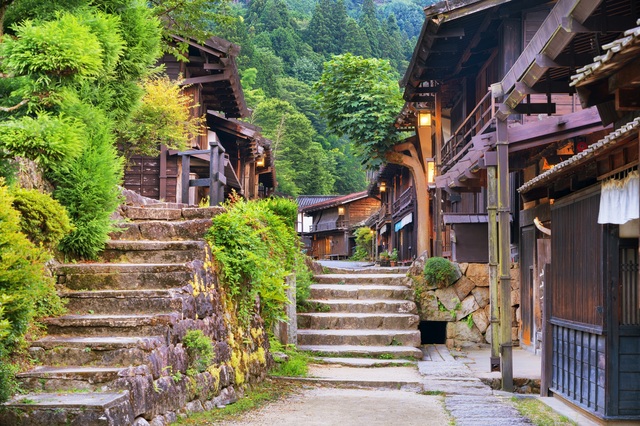 Het dorp Tsumago