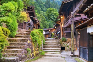 Het dorp Tsumago