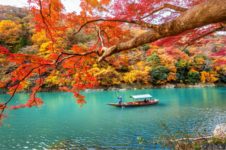 Boottocht op de Hozu-rivier, Arashiyama