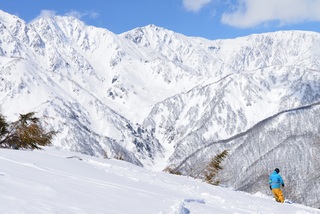 Off-piste in Hakuba