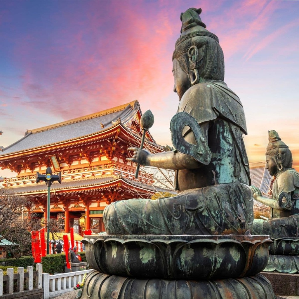 Sensoji-tempel, Asakusa, Tokio