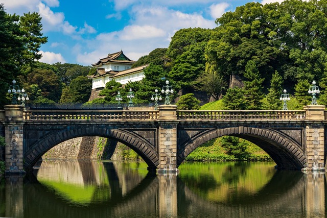 Nijubashi Brug, Keizerlijk Paleis van Tokyo