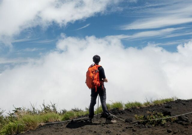 Bergbeklimmen op de berg Yotei
