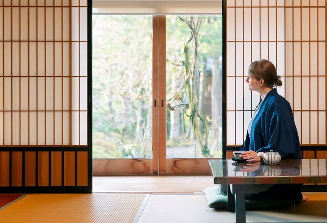 Verblijf in een traditionele ryokan 