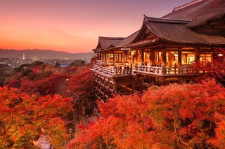 De Kiyomizu-dera-tempel in Kyoto 
