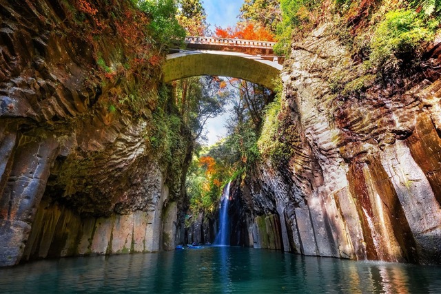 Takachiho-kloof in de prefectuur Miyazaki 