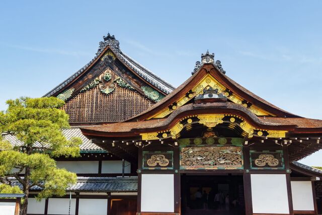 Hoofdpoort Kasteel Nijo, Kyoto 