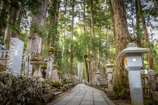 De eeuwenoude Okunoin-begraafplaats, Koyasan