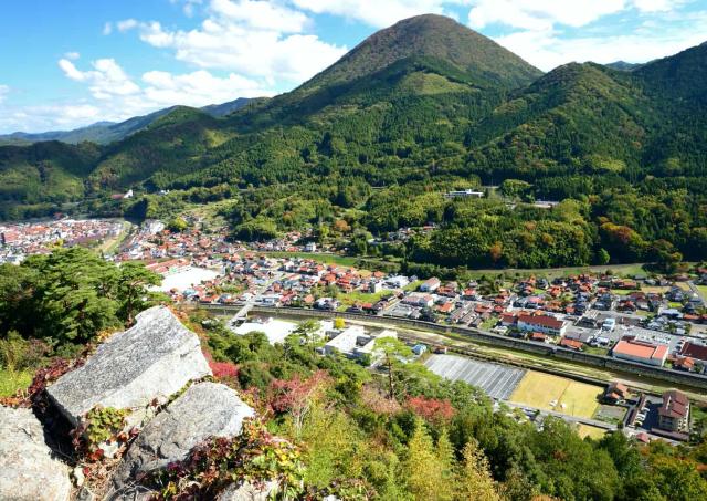 Uitzicht op Tsuwano Town