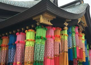 Versieringen voor het Tanabata Festival