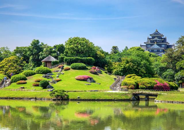 Korakuen Park in de lente