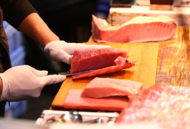 Tsukiji-vismarkt, Tokyo