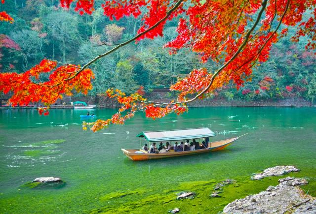 Hozugawa-rivier, Arashiyama