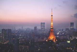 Skyline van Tokyo